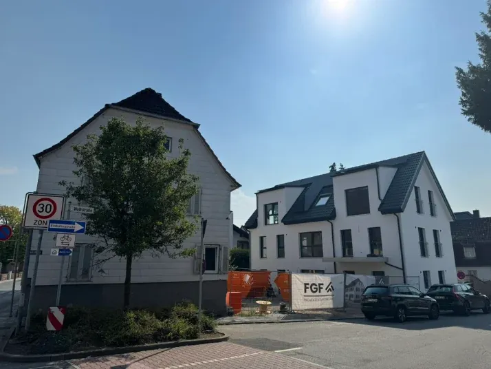 Wohnquartier Alte Stadtmauer, Baustand am 16.08.2026