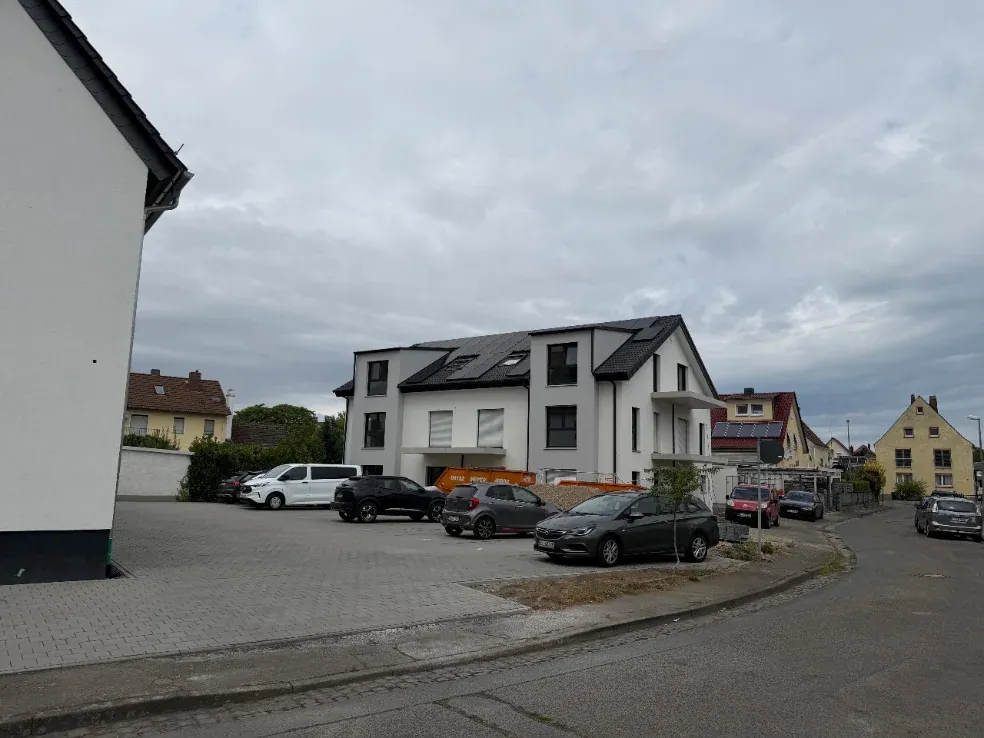 Wohnquartier Groß-Gerau, Baustand des sozialen Wohnungsbaus am 16.08.2026